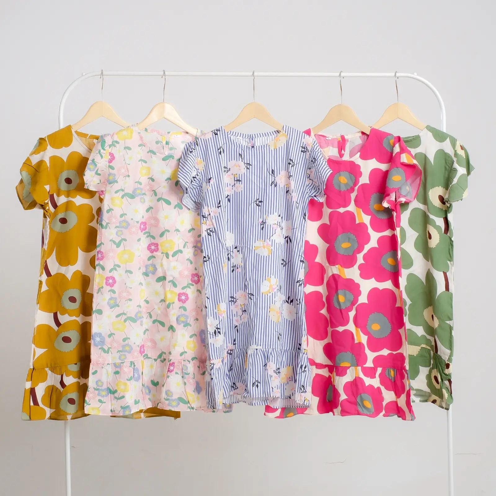 Daster Anak Perempuan Usia 2-10 Tahun Dress Anak Perempuan Baju Anak Perempuan Bahan Rayon Premium Lengan Bayi