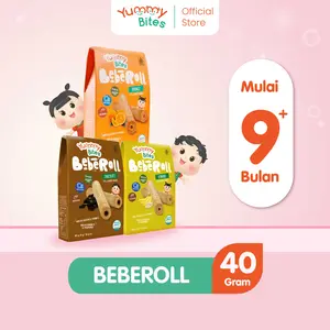 [BEST SELLER] Yummy Bites Beberoll 40 GR Snack Baby/ Cemilan bayi