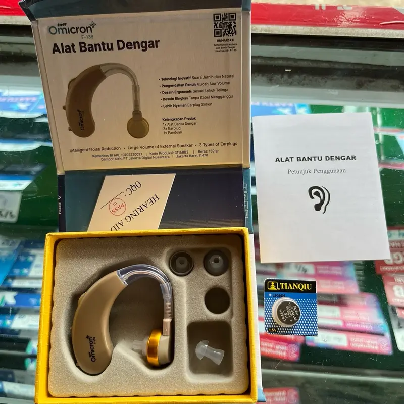 Original Alat Bantu Dengar Orang Tua Hearing Aid Kids Kit Behind The Ear BTE - ABD Tuli / Alat bantu dengae terlaris termurah 5