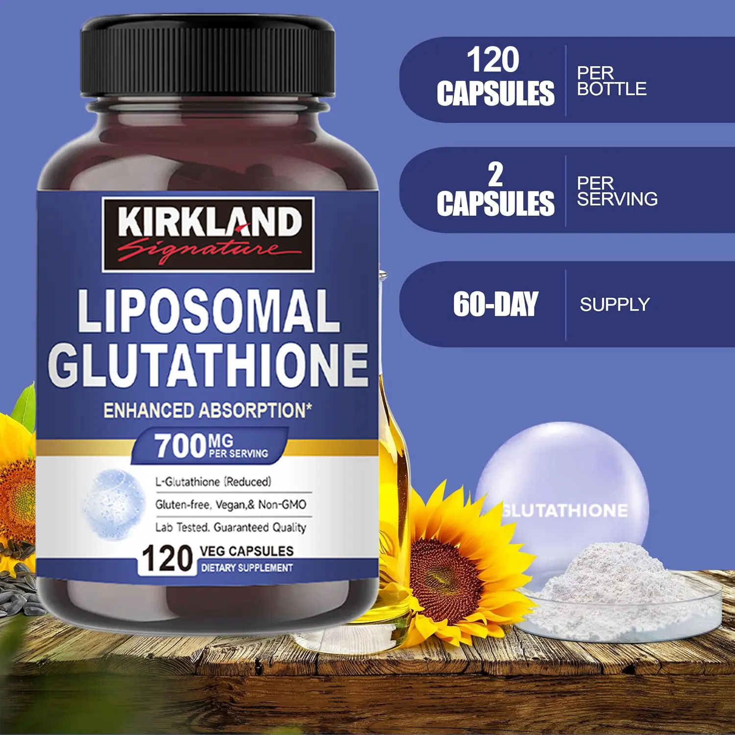 Liposomal Glutathione Supplement 700mg Reduced L-Glutathione, 120 Capsules - TikTok Shop Philippines Liposomal Glutathione Supplement 700mg Reduced L-Glutathione, 120 Capsules - TikTok Shop Philippines