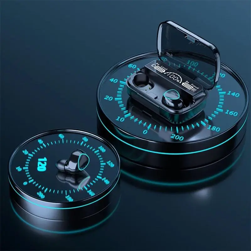 M10 plus TWS Bluetooth 5.1 Earphone HiFi Stereo Noise-canceling Sports Wireless powerbank 3500mAh 3