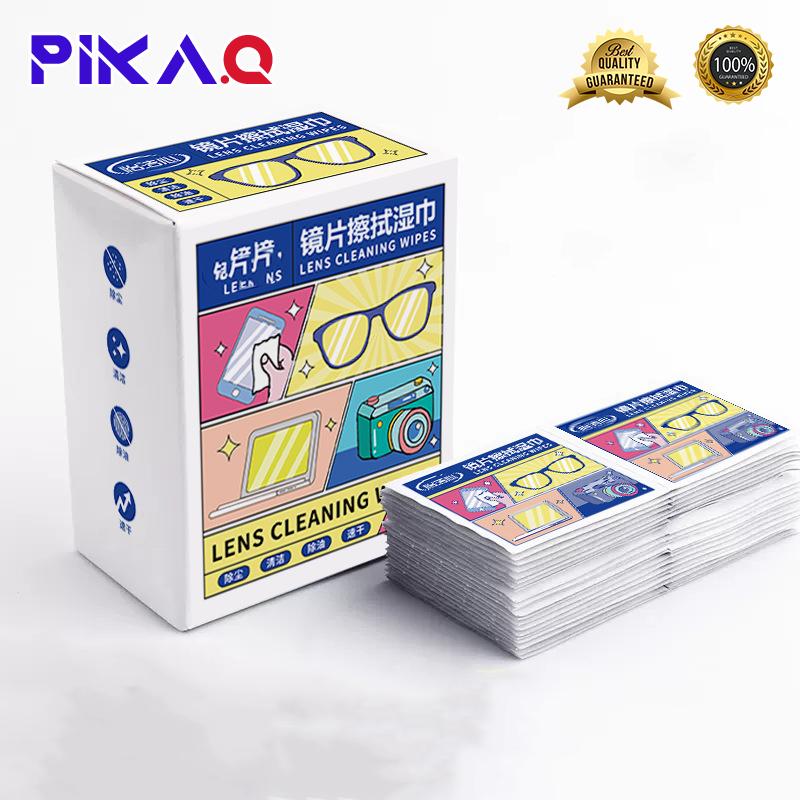 Product Introduction of Khăn lau Kính chống sương mù, 100 cái, để làm sạch màn hình điện thoại, loại bỏ dầu và bụi, không để lại dấu vết, khô nhanh, đệm làm sạch dùng một lần 7