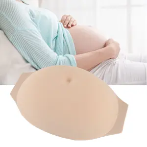 Fake Pregnancy Belly Breathable Soft Lightweight Lifelike Easy To Wear Fake Belly Bump for Role Play Fake Pregnant Tummy