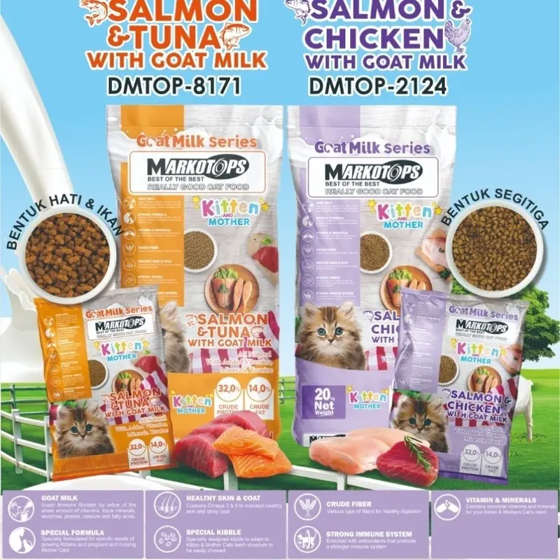 Markotops KITTEN & MOTHER Dry Food 800gr / Makanan Kering Kucing Markotop 0