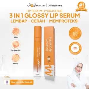 HNH Skincare - Lip Serum Hydrashine - Lip Serum Melembapkan, Mencerahkan & Merawat Bibir Kering