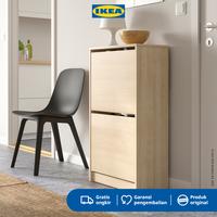Gambar IKEA BISSA Rak Kabinet Sepatu Dengan 2 Kompartmen Kayu 49x28x93 cm   Furniture dari IKEA Indonesia Kota Administrasi Jakarta Timur 1 Tokopedia