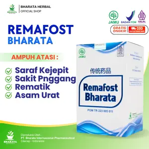 Remafost Bharata - Solusi Saraf Kejepit, Herbal Asam Urat - Rematik Ampuh 100% BPOM & HALAL