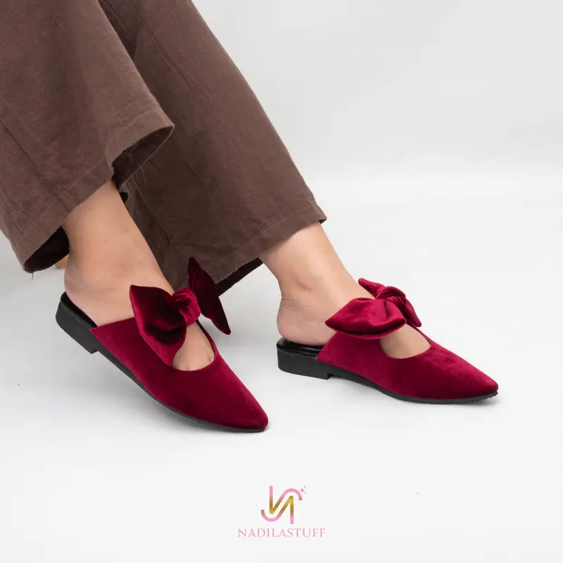 Nadilastuff Signature Flawra Slop Sandal Wanita Shoes Sendal 8