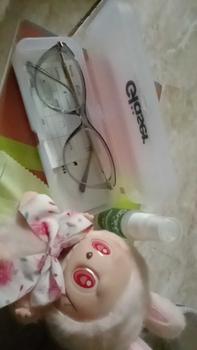 Product Review of Frame Kacamata Yumna - Bisa Minus Plus Cylinder (Free Box+Lap) Biru Frame Perempuan Laki-laki Eyewear vascka from N**h 0