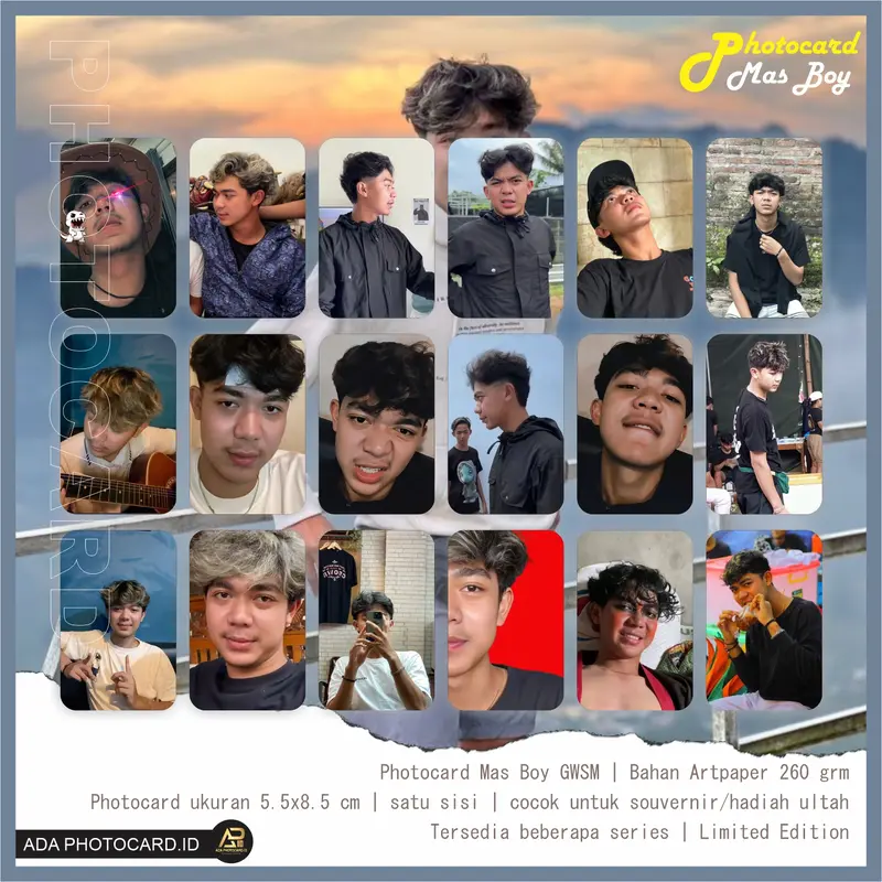 Photocard Mas Boy GWSM isi 100 Pcs Fanmade | Bonus Ganci, Rare Card, 2 PC random, Stiker dan Iner Sleeve | Bisa COD, Langsung kirim 4