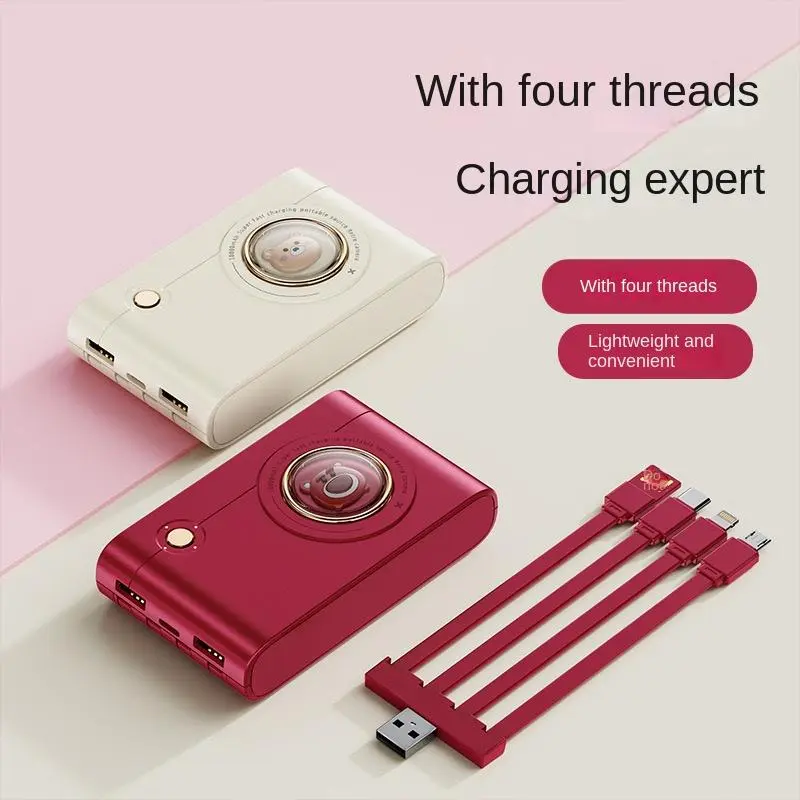 Q254 Power Bank 30000mAh good quality Charger for Samsung iPhone  Android Type-C 4 USB Powerbank 0