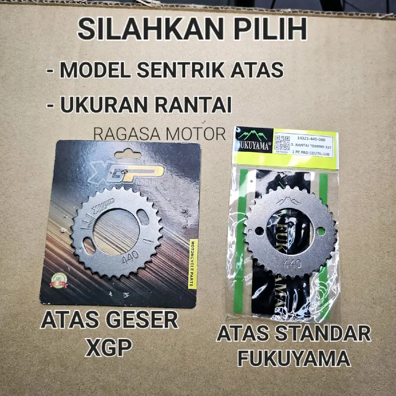 Rantai Kamprat Keteng Gl Series DID 25H 98 100 102 104 Gigi Timing Atas Bawah PNP TIGER CB GL MEGAPRO 1