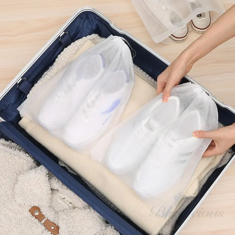 Tas Serut Simpan Sepatu - Dustbag Disposable Bag - Pouch Travel - Bag organizer