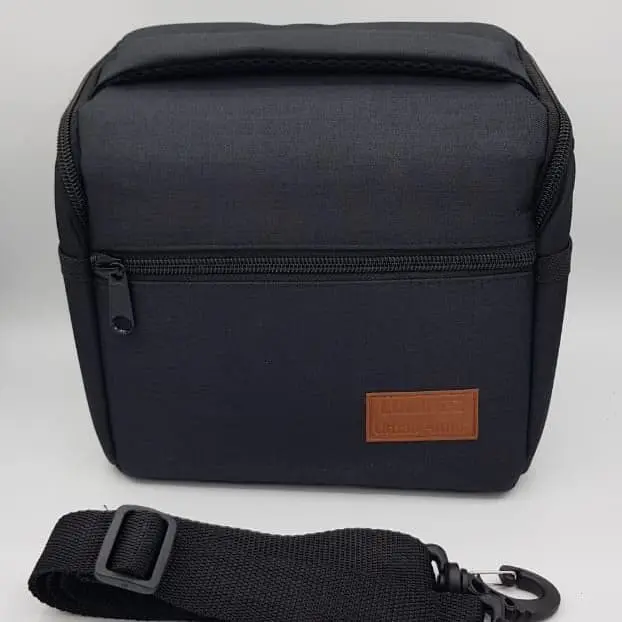 TAS CAMERA MIRORLES , DSLR LUMINOZ Biru Hitam