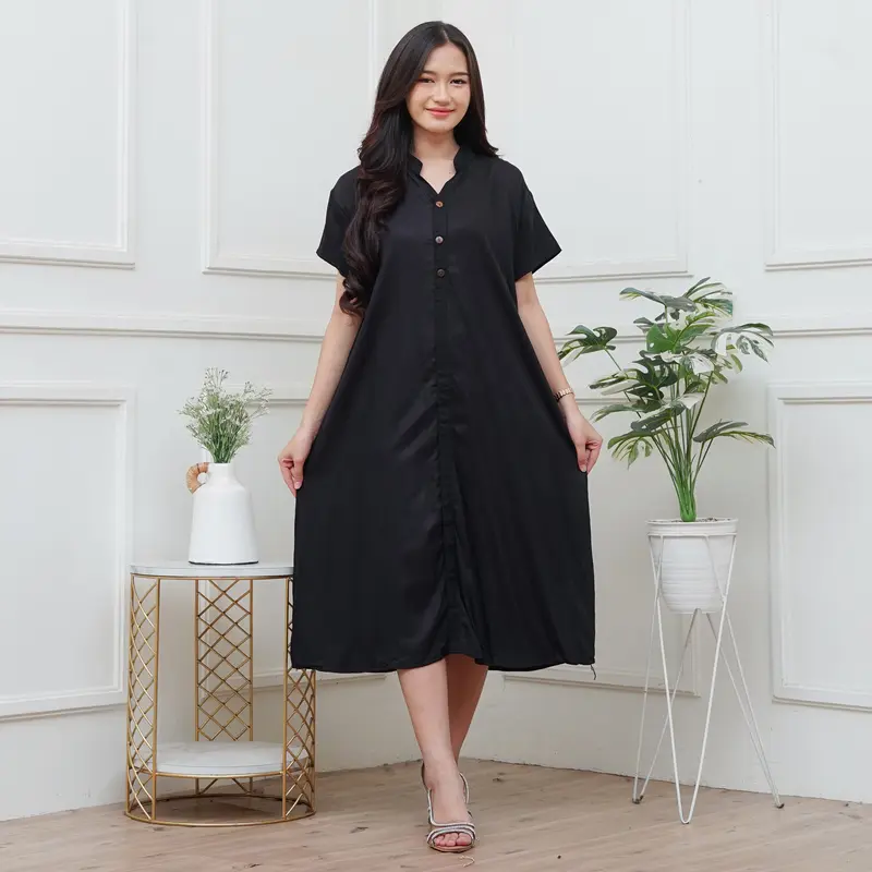 Daster Polos Rayon Twill Premium Dater Virall HomeDress Jumbo Terbaru 4