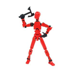 インタラクティブ 多関節アクションドール、13可動関節 ロボットマネキンセット、創造力を育む誕生日プレゼント