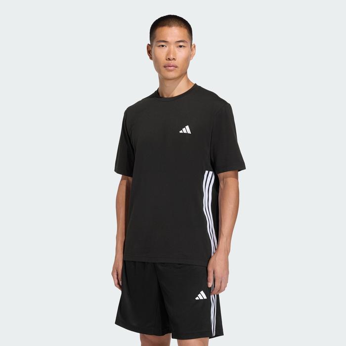 Gambar adidas Gym & Training & Yoga WORKOUT ESSENTIALS FEELREADY 3 STRIPES T-SHIRT Men Black KA3486 - Black, A/M dari adidas Indonesia Kota Bekasi Tokopedia