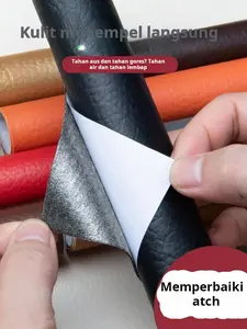Tambalan Perbaikan Kulit untuk Sofa, Stiker Perekat Sendiri untuk Kulit Asli, Kursi Mobil, Menambal Bantal, Patch Tanpa Bekas untuk Lubang