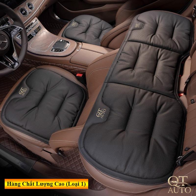  Đệm Ngồi Ô Tô Da Nappa Cao Cấp Có Logo Theo Hãng Xe – Đệm Lót Ghế Ô Tô Siêu Đàn Hồi Thoáng Khí Chống Đau Mỏi 