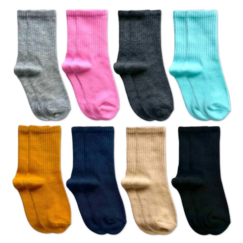 Kaos Kaki Anak Polos Oldschool, Bahan Lembut dan Elastis - Pilihan Motif - Ukuran 1-6 Tahun Anak-Anak 4