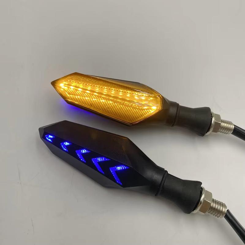 Product Introduction of Suitable for Scooter Motorcycle Modification 17 LED Turn Signal Two Sides Water Flow Indicator Light Daytime Running LAMP 4