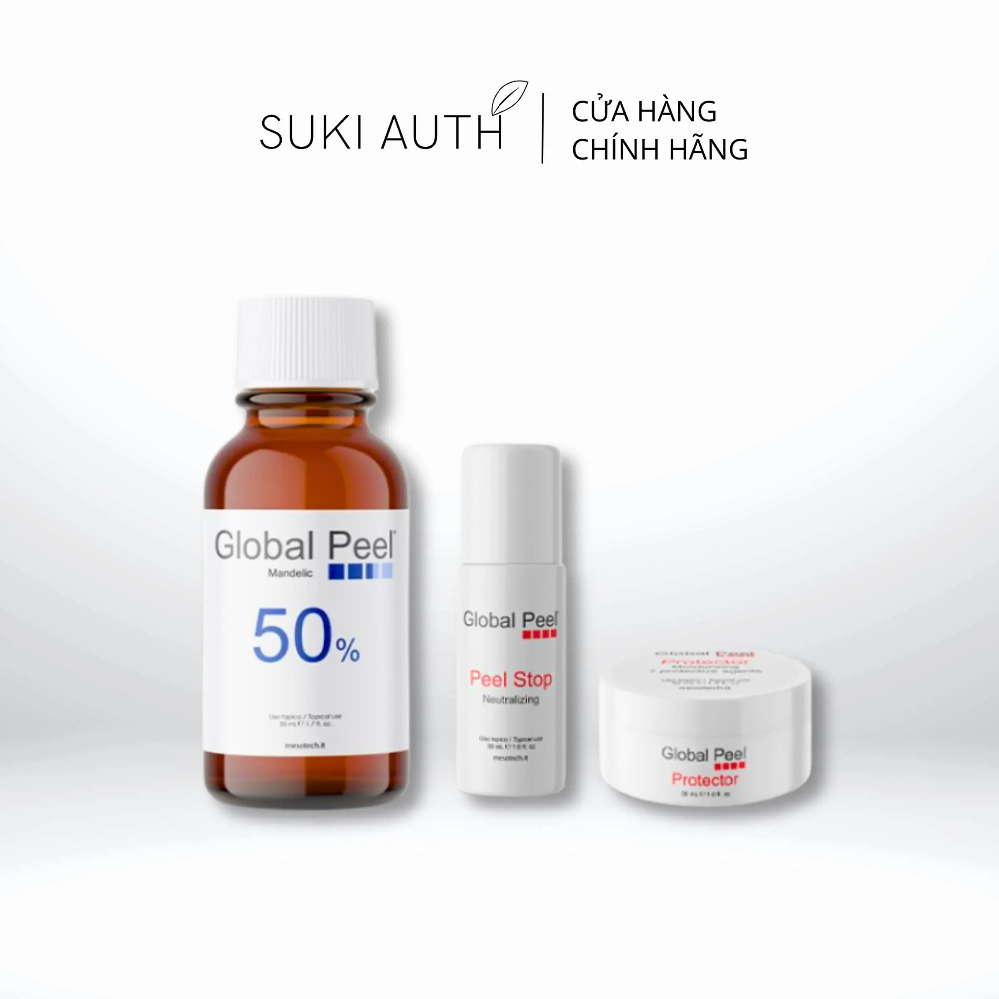 Peel căng bóng, trẻ hóa da Mesotech Global Peel Mandelic 50%