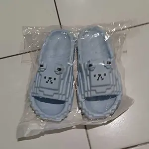 HappySandal01 Sandal Anak Minecraft Lucu Stylish Nyaman untuk Anak Laki-Laki Perempuan Bahan Karet Anti Slip Tahan Lama dan Tahan Air Ukuran 24-35