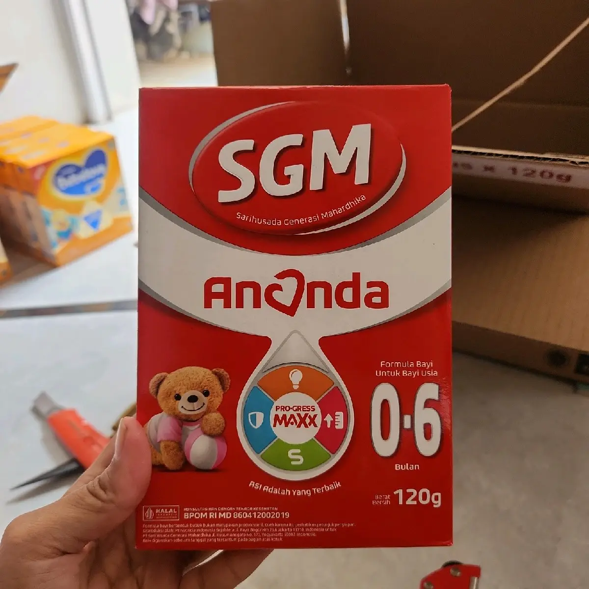 sgm ananda 06 bulan isi 120gr exp 2025 2026 Bayi promo susu
