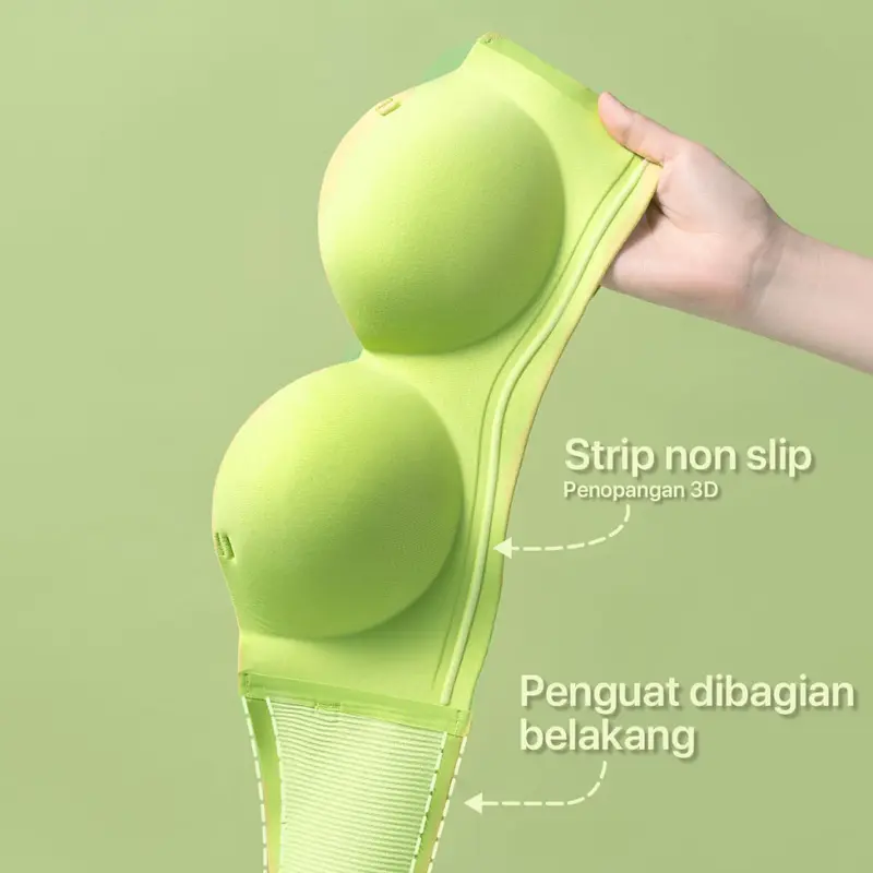 [LUX] Bra L081 Bh Push Up Tanpa Kawat Busa Tebal BhWanita Seamless Beha Wanita Nyaman 2in1 Strapless 3