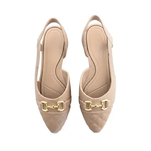 Vivid Sunday - Sandal Flatshoe Heels 3cm Tali Wanita Casual Korean Style Sendal Kerja Santai Cewek