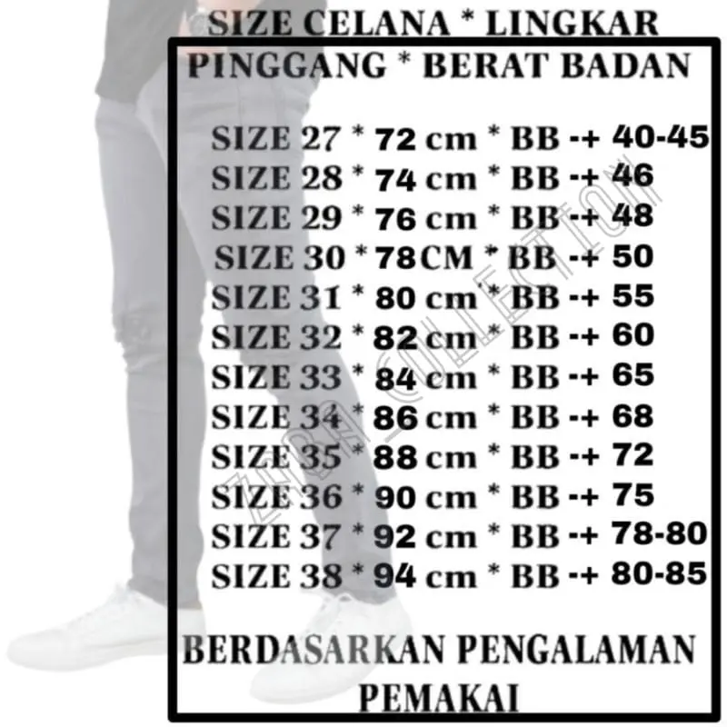 CELANA PANJANG JEANS PRIA MODEL PENSIL SLIMFIT SIZE 27 S/D 38 Denim Hitam Skinny Melar Soft Stretch 5
