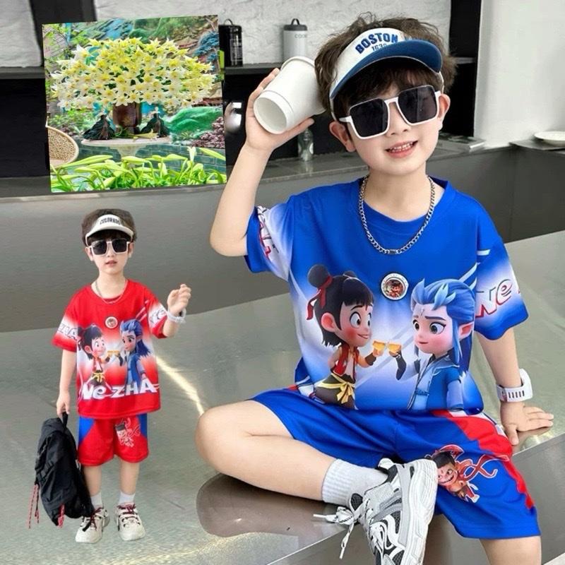 Product Introduction of COMBO 4 BỘ NATRA Chất Thun Lạnh Thái hót nhất hè 2025 . Đủ Size 6-50 kg bé trai đồ 13