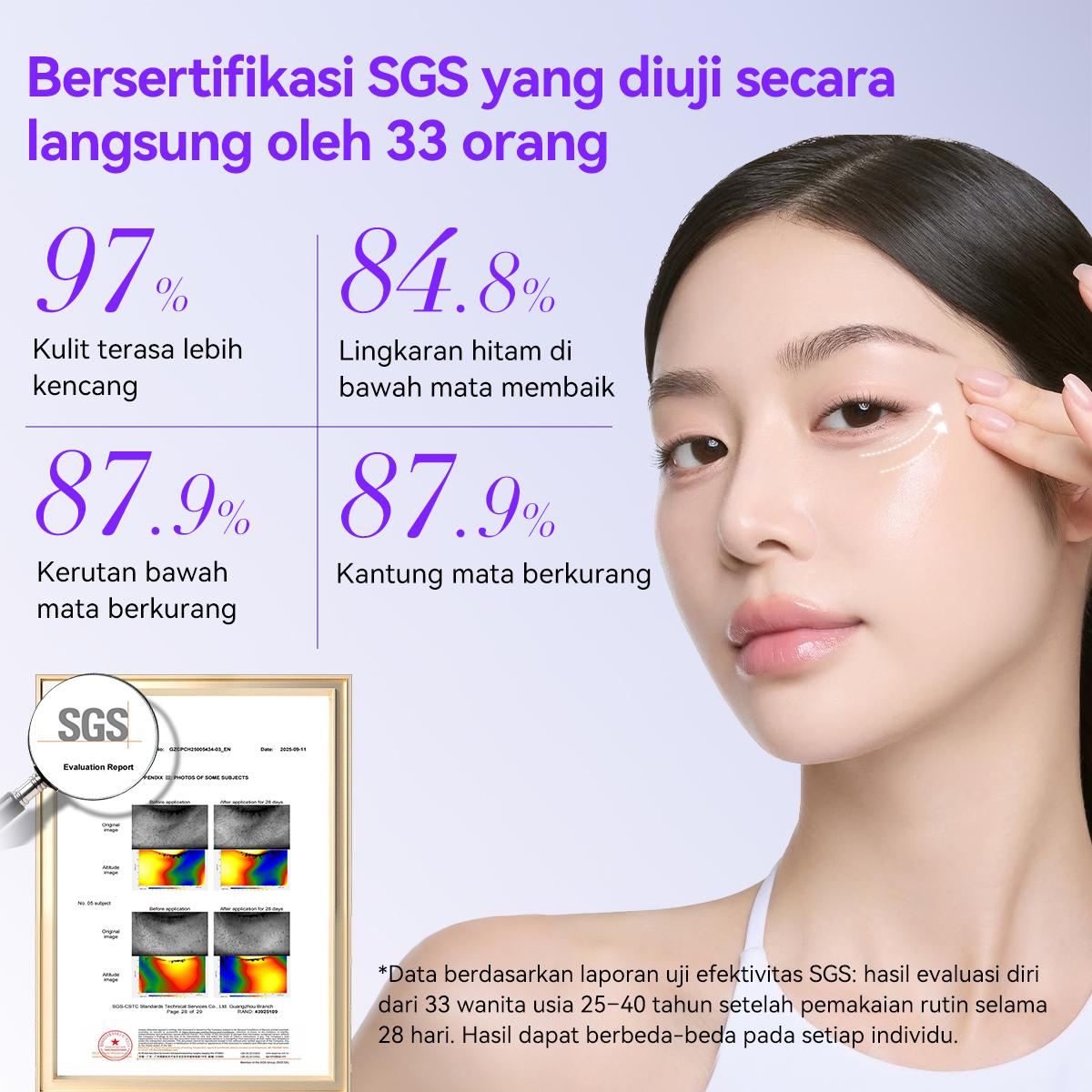 [HOT][BPOM] LANBENA Retinol Eye Patches 60Pcs | 5X Anti-Aging SGS Tested | 15 Menit Kurangi Garis Halus & Lingkaran Hitam | Gel Biomimetik Dingin Mata Bengkak Kantung Mata Anti Kerut