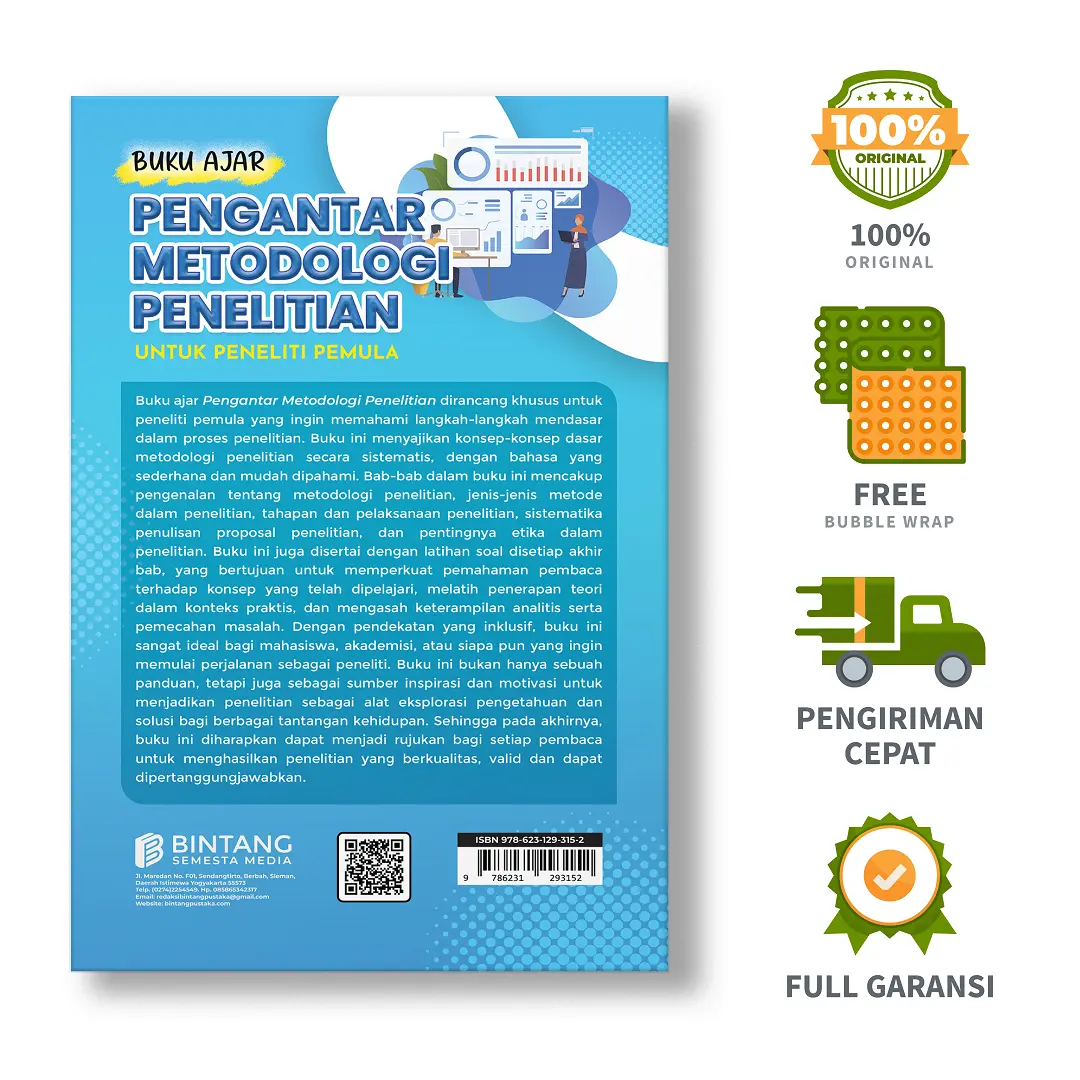 Buku Ajar Pengantar Metodologi Penelitian: Untuk Peneliti Pemula - Elgamar Syam, S.Kom., M.Kom., Afrinald Rizhan, S.H., M.H., Desriadi, S.Sos., M.Si.