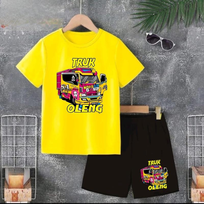 Product Introduction of SETELAN ANAK LAKI-LAKI TRUCK OLENG 1-8 tahun 8
