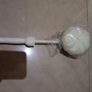 ANGOLA Sikat Punggung Badan dan Sponge Puff Loofah 2in1 D92 Alat Bantu Gosok Punggung Badan 2 Sisi/Sikat Punggung Serbaguna/Bath Brush Busa