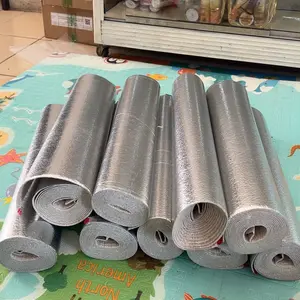 Wallpaper Dinding Roll Polos 3D Premium 280*50CM / Wallstiker Embos Dekorasi Dinding
