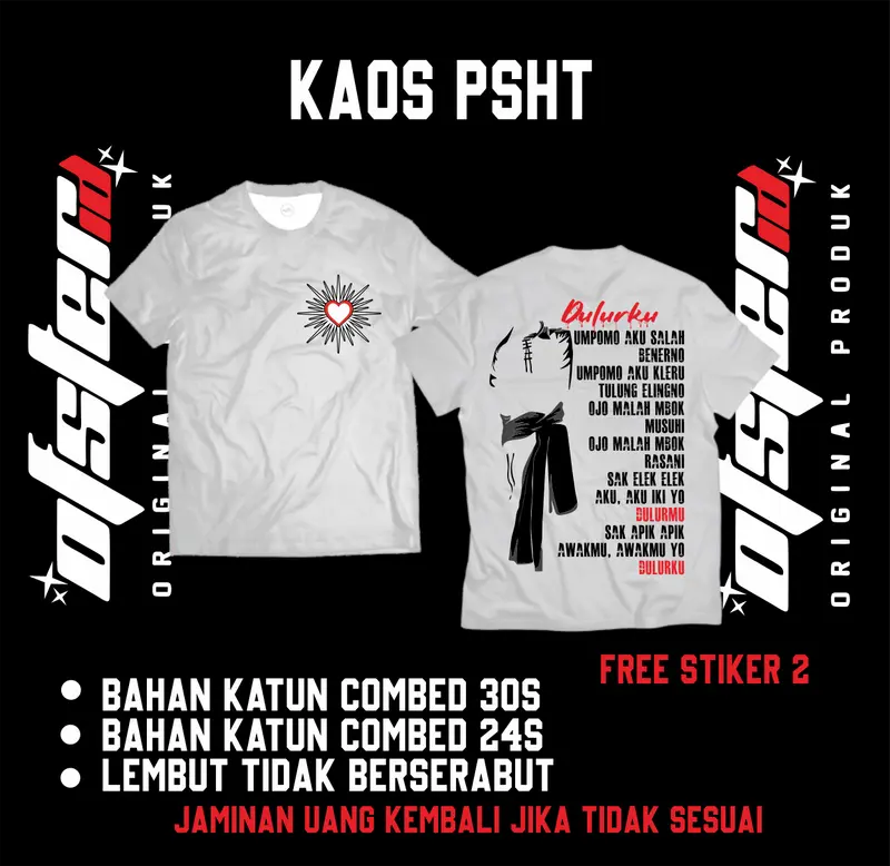 Kaos PSHT Dulurku 1922 keren 3