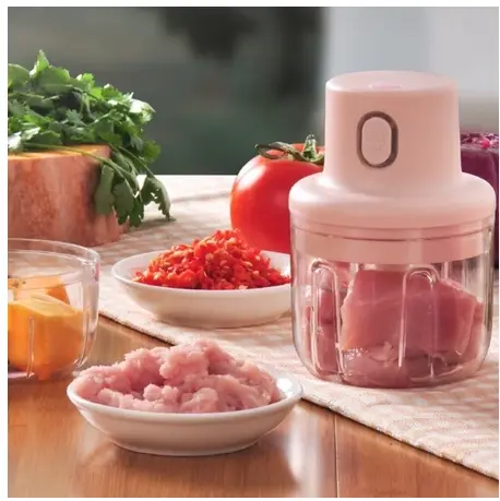 Blender Portabel Elektrik Tanpa Kabel /USB Mini Multifungsi Chopper Bumbu Dapur Praktis/Blender Makanan Bayi Mesin Jus Jeruk 5