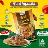 Gambar Beras basmati dan Bumbu Nasi Mandhi Instan siap masak nasi arab 350g instan komplit instant murah - Nasi Kebuli 350gr dari Lumion Food Kota Administrasi Jakarta Pusat 3 Tokopedia