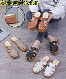 SANDAL SLOP JELLY WANITA SENDAL KARET FASHION PEREMPUAN BLC 062