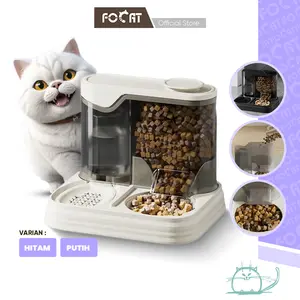 FOCAT Dispenser Makan & Minum Kucing Anjing 2IN1 M39 Pet Feeder Otomatis / Tempat Makan Minum Hewan