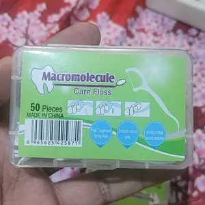 DENTAL CARE FLOSS STICK ISI 50PCS / BENANG BUSUR TUSUK GIGI SINOFUN CARE / PEMBERSIH GIGI TUSUK GIGI