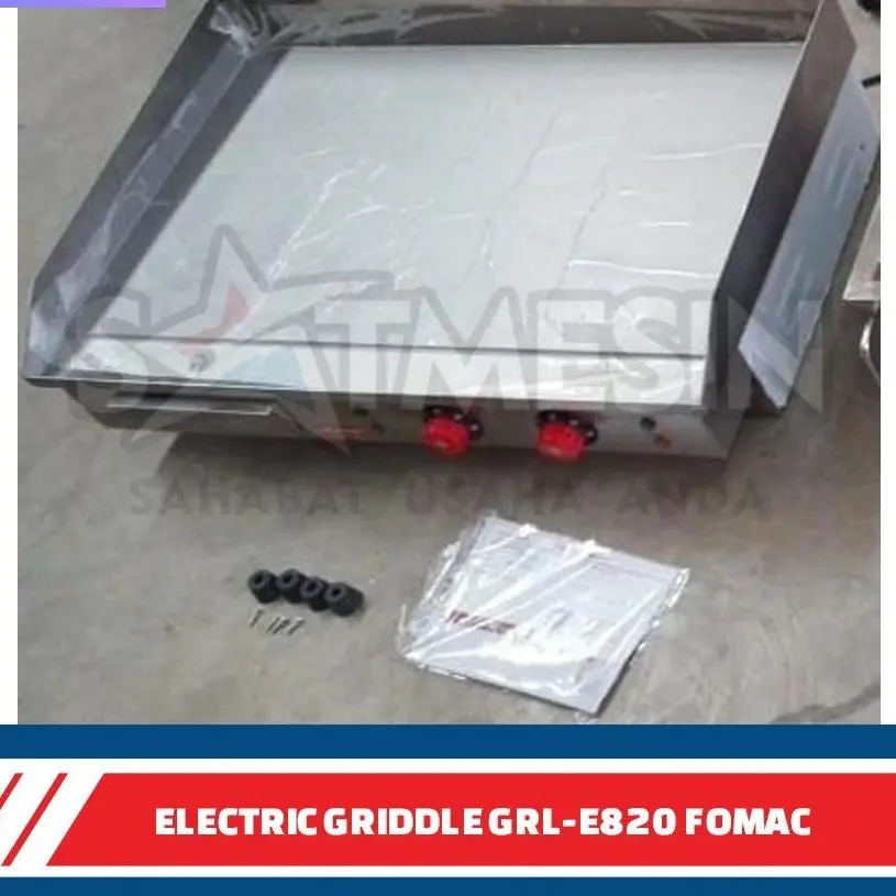 SATMESIN Fomac Electric Griddle GRL-E820 / Mesin Pemanggang Electric