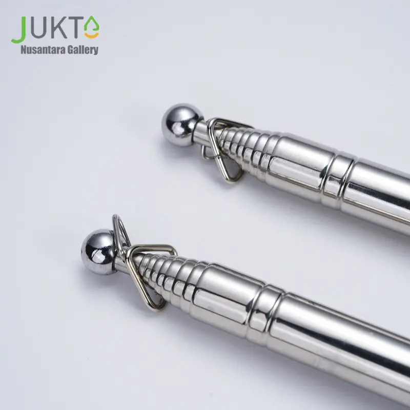 JUKTA[COD]2M Tongkat Bendera Set Tiang Bendera Tour Leader Travel Telescopic - Tongkat Pandu Wisata Serbaguna dan Portable! Pengatur Komando Stainless Stell Teleskopik Berkualitas Tinggi - Tahan Lama dan Praktis! 8