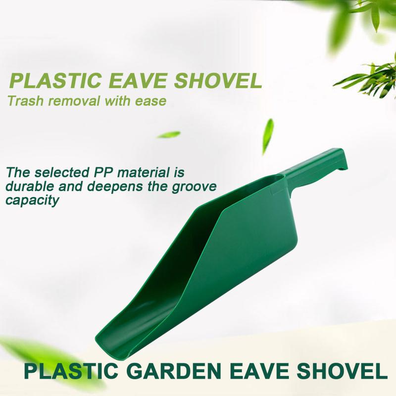 Product Introduction of Gutter Getter Scoop Cleaning Roof Tool Flex Fit Dirt Debris Remove Multi Use Eaves Garden Leaf Gutter Spoon Shovel Supplies 30