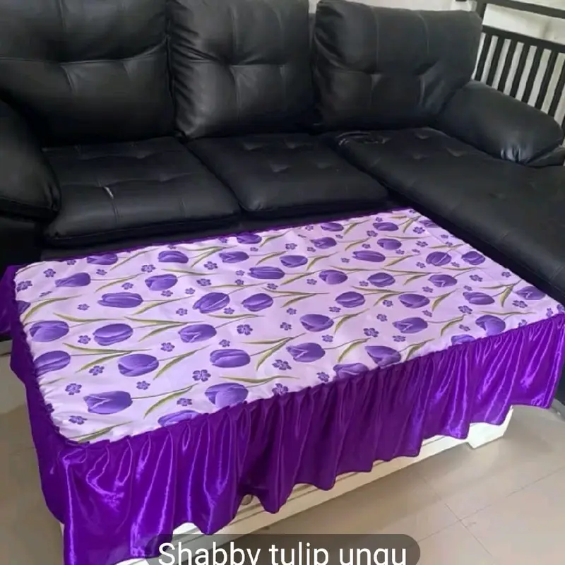 Taplak Meja Tulip New/Taplak Meja Kotak/Taplak Meja Tamu/Cover Meja Dekorasi 3
