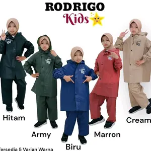 Jas Hujan Anak Laki-Laki & Perempuan Raincoat By RODRIGO Jas Hujan Anak Karakter