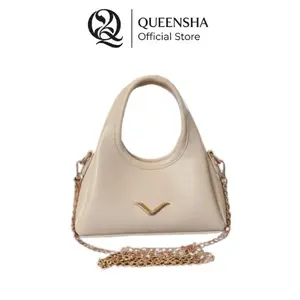 QUEENSHA MINATUR Tas Selempang Wanita Aleya Kulit Desain Unik Gaya Lucu dan Menarik Cocok untuk Anda yang Mencari Tas dengan Gaya Berbeda