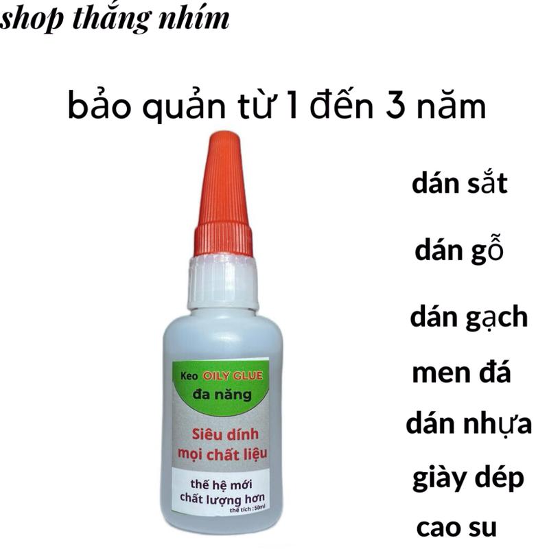 Keo OILY GLUE 1 lọ lớn đa năng gấp 50 lần keo 502